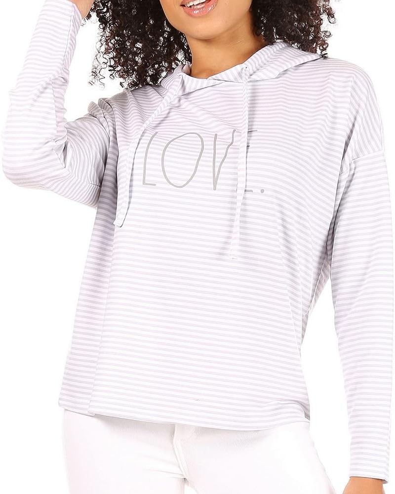 Sweaters for Women, Long Sleeve Pullover Drop Shoulder Fashion Hoodies for Women, Womens Tops Light Gray "Love $18.50 Hoodies...