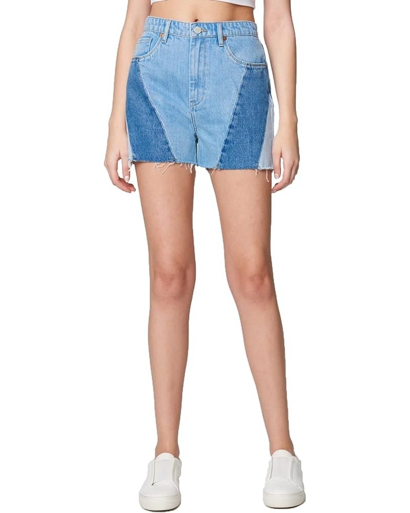 Womens High Rise Denim Side Patchwork Cut Off Shorts, Stylish ClothingDenim Shorts Juicy Details $8.18 Shorts