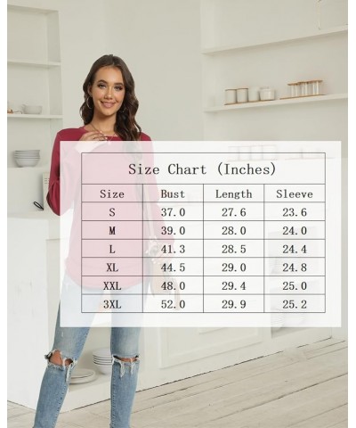 Women's Fall Casual Crewneck T-Shirts Long Sleeve Tunic Tops for Leggings Light Blue $11.72 Tops