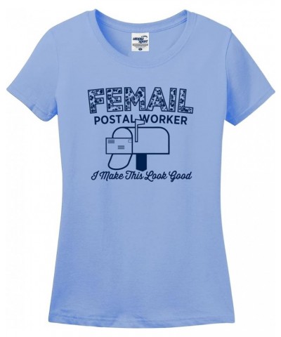 Vintage The Post Office Department Est. 1792 Missy Fit Ladies T-Shirt (S-3X) North Carolina Blue $10.50 T-Shirts