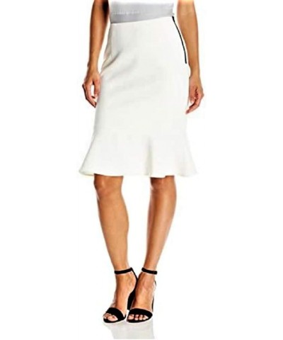 Women's Petite Size Colorblocked Shift Dress Off-white $22.50 Dresses