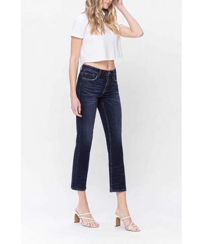 Flying Monkey - Mid Rise Slim Straight Jean - F5278 Darkblue $37.38 Jeans