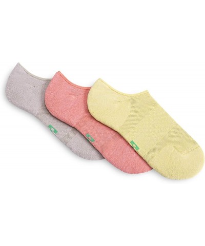 Women's Eco Sport Cushion No Show 3 Pair Pack Banana Cream/Shrimp/Sandbar $8.76 Socks