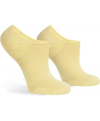 Women's Eco Sport Cushion No Show 3 Pair Pack Banana Cream/Shrimp/Sandbar $8.76 Socks