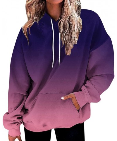 Womens Oversized Hoodies Fleece Sweatshirts Long Sleeve Athletic Sweaters Pullover Casual Basic Tops Fall Clothes 07-hot Pink...