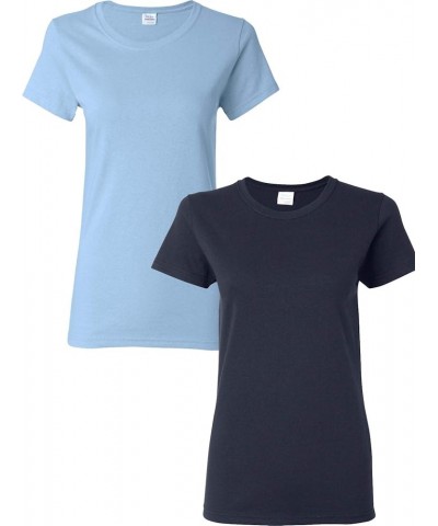 Women's Heavy Cotton T-Shirt, Style G5000L, 2-Pack Lightblue/Navy $7.13 T-Shirts