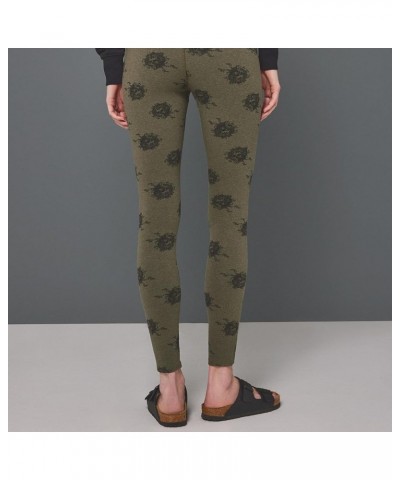 Women's Basic Legging Old Fan Grape Leaf $20.54 Leggings