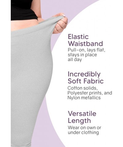 Women's Plus Size Knee & Full Length Leggings | X-Large - 7X Full Length Orchid Purple $11.19 Leggings