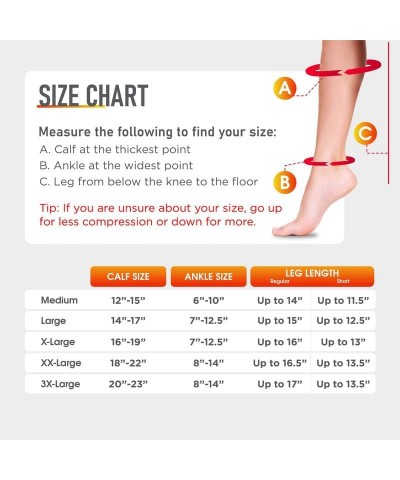 Zipper Compression Socks 15-20mmHg Closed Toe with Zip Guard Skin Protection - Medical Zippered Compression Socks for Men & W...