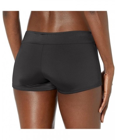 Women's Standard Calla Swim Short Bikini Bottom Swimsuit Obsidian Black $8.75 Swimsuits