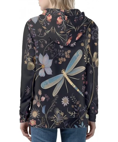 Womens Hoodies Zip Up Lightweight Long Sleeve Thin Hooded Sweathsirt Trendy Jacket Dragonfly $15.58 Hoodies & Sweatshirts