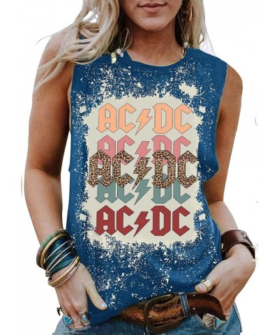 Rock N' Roll Institute Tank Top for Women Retro Country Music Shirt Rock Concert Band Tees Cool Graphic Sleeveless Top Bleach...