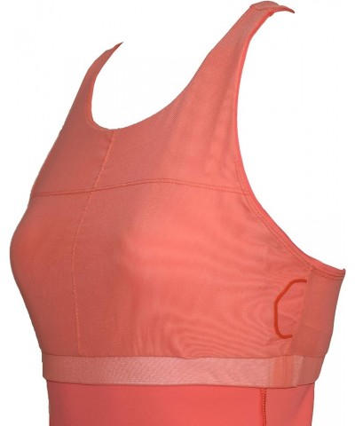 Women UPF50+ Tankini Bathing Swimsuits Sleeveless Tank Bra Top Swim Rash Guard (TTY-RTBXY) Y_coral $12.13 Swimsuits