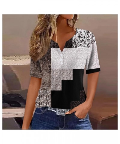 Womens Fashion Spring Summer Tops Short Sleeve Basic Cute Clothes Blouse Shirts Slim Fit Tees Y2k Clothing 2024 04-khaki $17....