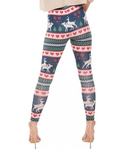 Women's 3D Photo-Realistic Ugly Christmas Long Leggings Humping Deer $11.59 Leggings