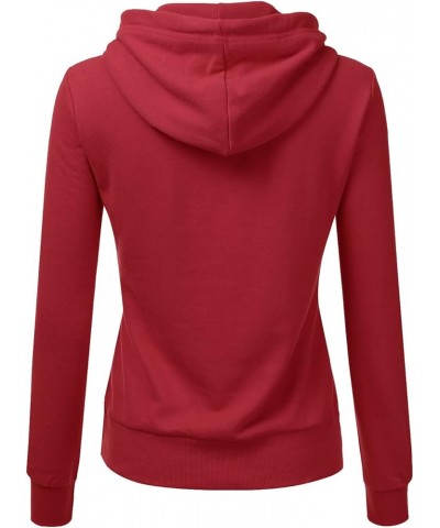 Basic Lightweight Pullover Sweater Top Essential Comfy Casual Hoodie Sweatshirt for Womens Clothes with Plus Size A_red $16.5...