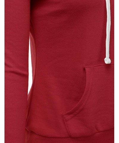 Basic Lightweight Pullover Sweater Top Essential Comfy Casual Hoodie Sweatshirt for Womens Clothes with Plus Size A_red $16.5...