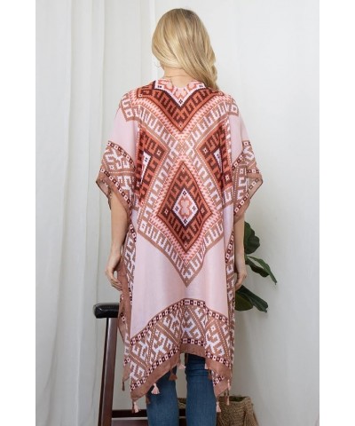 Bohemian Versatile Open Shawl Cardigan Cover Up - Lightweight Casual Sheer Beach Long Kimono, Tie Dye Poncho, Vest Kimono Car...