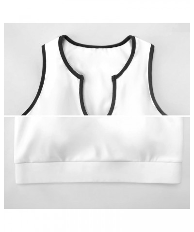 Egypt Flag Womens Sports Bra Padded Yoga Workout Crop Tank Tops Strappy Camisole Yoga Top Style $10.72 Lingerie