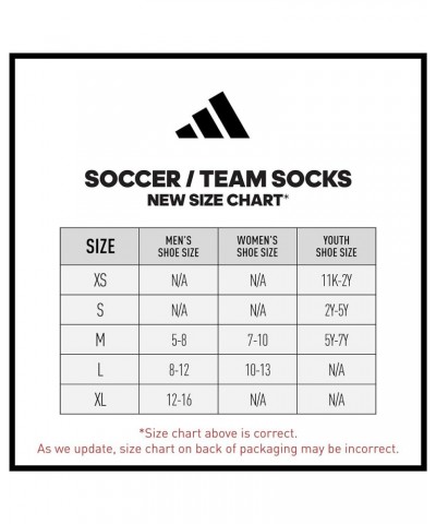 Unisex-adult Metro 5 Soccer Socks (1-pair) Ultra Pop/Clear Grey/Black $7.56 Activewear