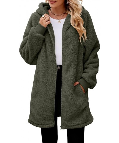 Long Winter Coats for Women Winter Jackets Faux Short Plush Long Sleeve Open Front Warm Casual Jacket Coat Outwear Jackets 10...