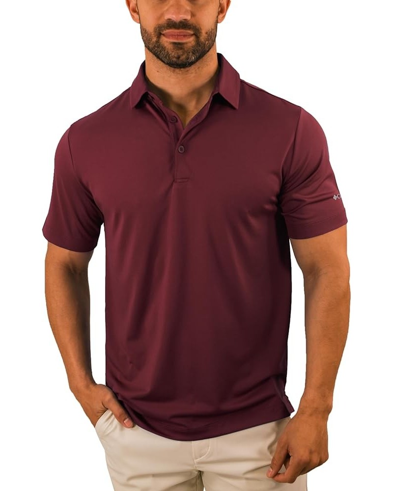 Golf Men's Omni-Wick Drive Polo Deep Maroon $19.80 Shirts