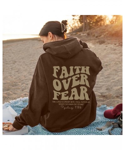 Trust In The Lord Christian Graphic Hoodies Trendy Shape Printed Fall Outfit With Pocket Oversize Fall Winter Fashion 2023 Z3...