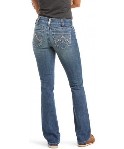 womens R.e.a.l. Mid Rise Stretch Icon Stackable Straight Leg Jean, Rainstorm, 26 $32.78 Jeans