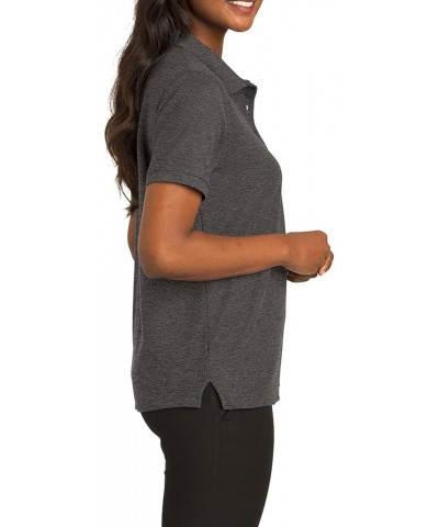 Polo Shirt for Women Short-Sleeves Polo Shirt Polo Tee Women’s Polo Shirt Lightweight Golf Polo Shirt Charcoal Heather Grey $...