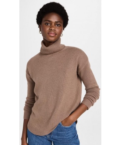 Women's Turtle Neck Sweater Chestnut $71.46 Sweaters