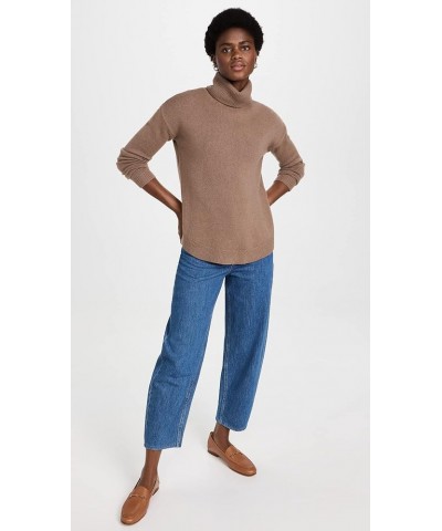 Women's Turtle Neck Sweater Chestnut $71.46 Sweaters