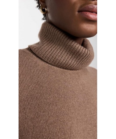 Women's Turtle Neck Sweater Chestnut $71.46 Sweaters