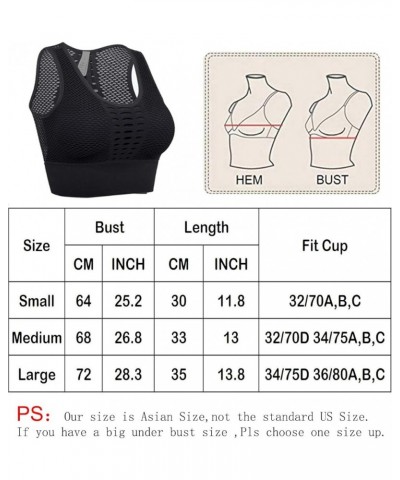 High Impact Seamless Sports Bra for Women Cut Out Back Removable Padded Yoga Venting Crop Tank Tops Pink New $7.64 Lingerie