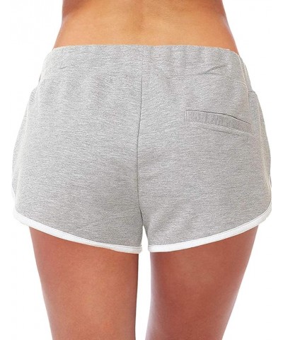 Women's Active French Terry Dolphin Hem Knit Pull-On Shorts Green $9.68 Activewear