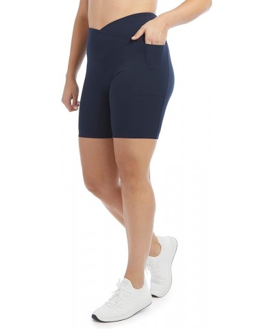 Women's 2 Pack Bike Shorts 7" and 9 Black Salt/Neo Navy $14.58 Activewear