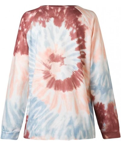 Women's Casual Color Block Tie Dye Crewneck Faith Over Fear Long Sleeve Loose Pullover Sweatshirt Tops Jesus-br $13.20 Hoodie...