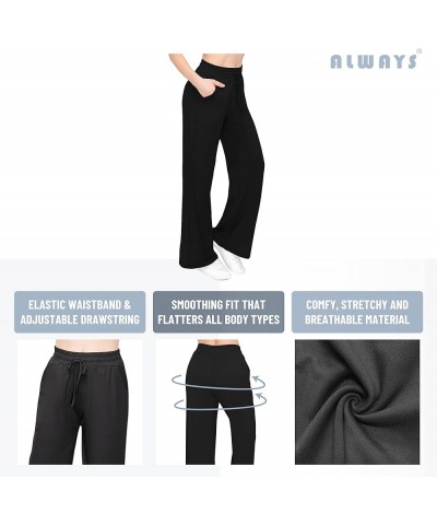 Palazzo Pants for Women - Casual Flowy Wide Leg Lounge Pants Rng128 / Brown $10.68 Activewear