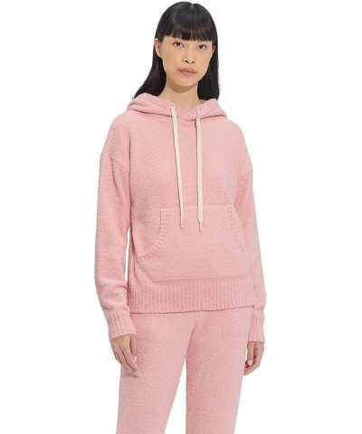 Women's Asala Hoodie Sweater Pink Opal $42.51 Hoodies & Sweatshirts