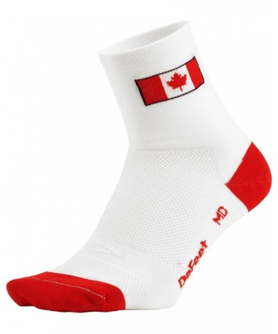 Men's Aerator D-Logo Sock Canda Flag $9.43 Socks