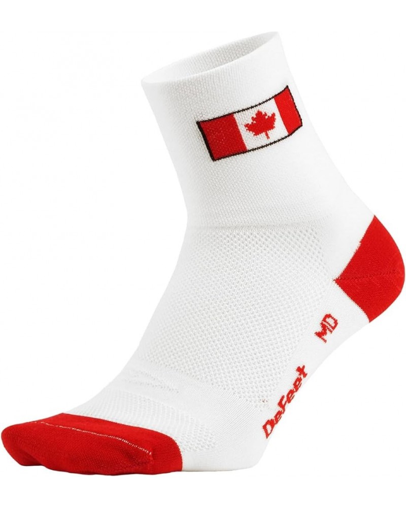 Men's Aerator D-Logo Sock Canda Flag $9.43 Socks