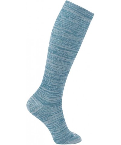 JAVIE 80% Merino Wool Ultra Soft 15-20mmHg Graduated Compression Socks for Women & Men Large Teal Blue $30.59 Activewear