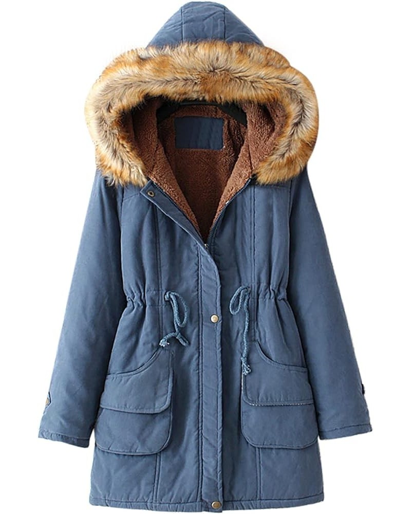 Winter Coats For Women Plus Size Parka Jackets Thick Warm Sherpa Outerwear With Fur Hood Puffer Down Fashion Clothes Winter C...