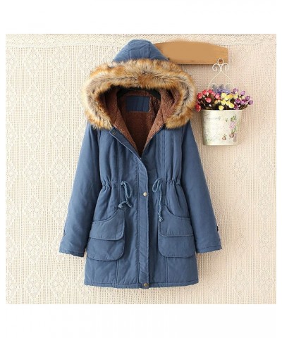 Winter Coats For Women Plus Size Parka Jackets Thick Warm Sherpa Outerwear With Fur Hood Puffer Down Fashion Clothes Winter C...