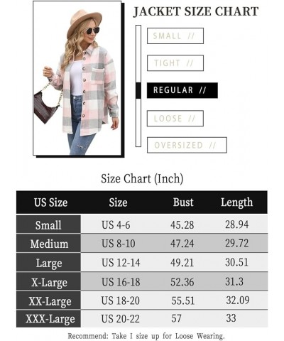 Women's Brushed Plaid Shirts Long Sleeve Flannel Lapel Button Down Cardigan Boyfriend Shacket Jacket Coats A-khaki $14.88 Blo...