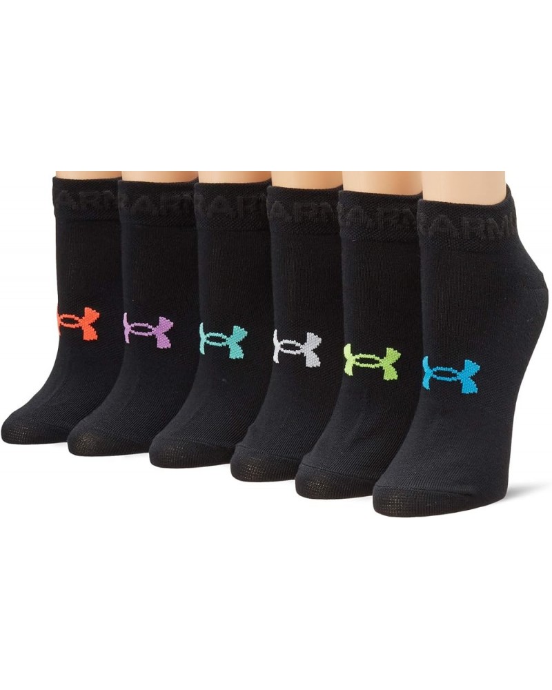 Women's Essential Lightweight Low Cut Socks, 6-Pairs Black $15.13 Activewear