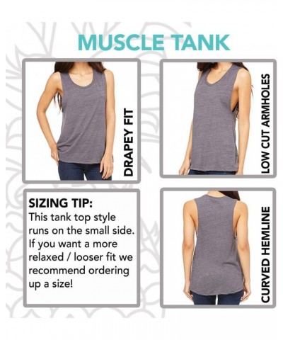 Rise & Shine It's Pilates Time Funny Fitness Muscle Tee Asphalt $16.73 Tanks