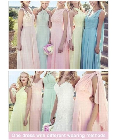 Bridesmaid Dresses Long Prom Dresses Multiple Wearing Methods Bridesmaid Gowns Grey $46.74 Dresses