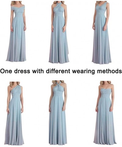 Bridesmaid Dresses Long Prom Dresses Multiple Wearing Methods Bridesmaid Gowns Grey $46.74 Dresses