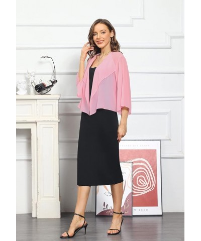 Women Summer Cardigans Chiffon Loose Kimono Cardigan Capes Bolero Shrug Blush $12.88 Swimsuits