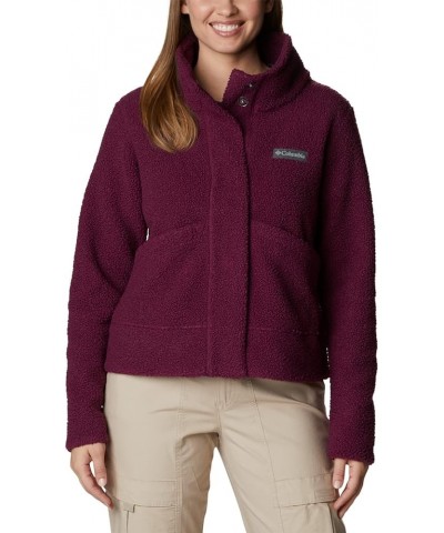 Women's Panorama Snap Fleece Jacket Marionberry $25.49 Jackets